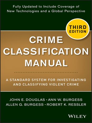 cover image of Crime Classification Manual
